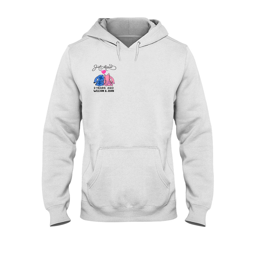 Personalized Just Married Couple T-Shirt & Hoodie Gift Idea T-shirt & Hoodie GradoCreations