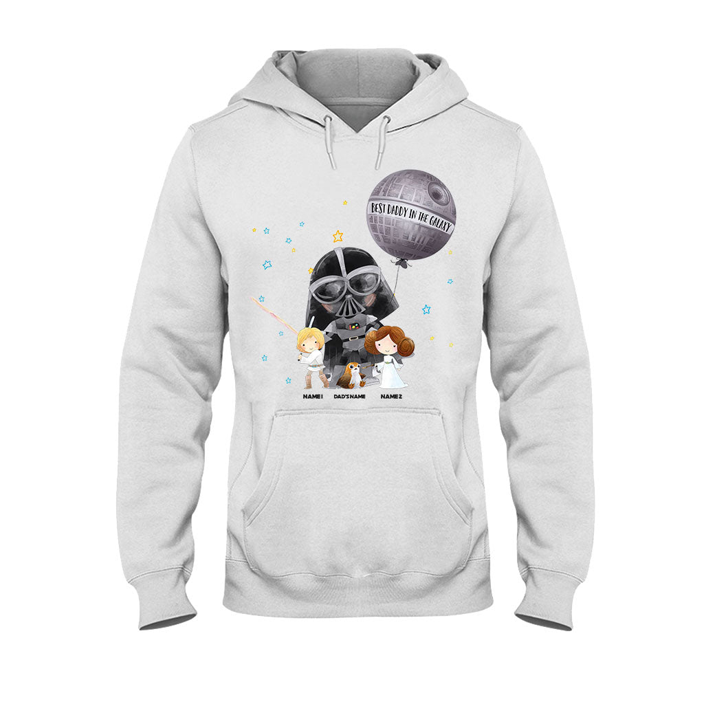 Personalized Best Dad in the Galaxy T-Shirt & Hoodie for Father's Day T-shirt & Hoodie GradoCreations
