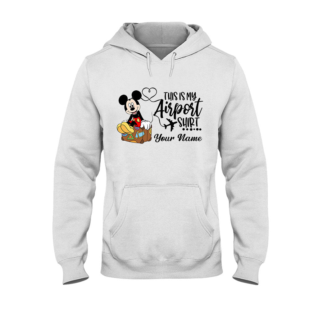 Personalized Airport Shirt Custom Name T-shirt & Hoodie for Travelers T-shirt & Hoodie GradoCreations