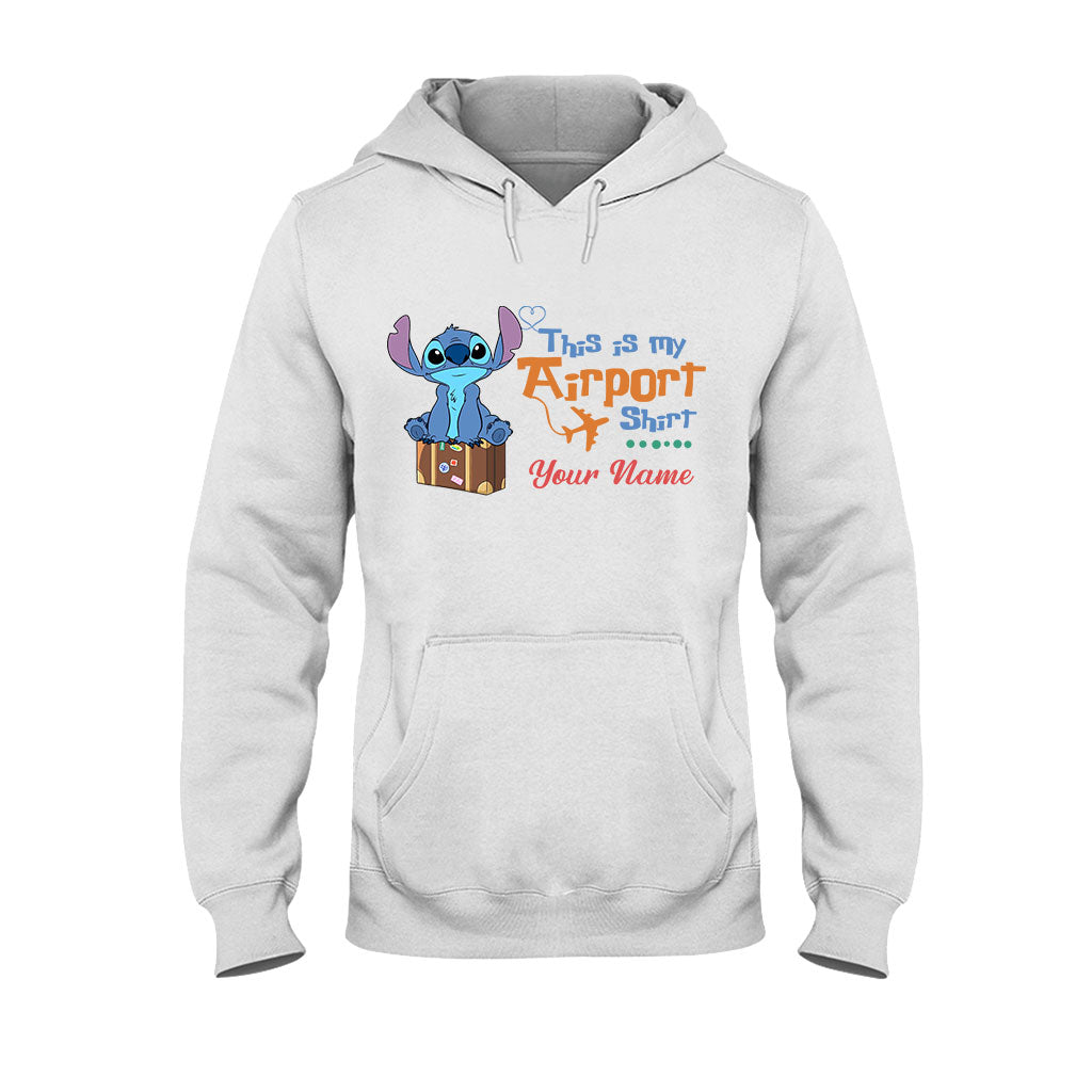 Personalized Ohana Airport T-shirt & Hoodie Custom Name Gift T-shirt & Hoodie GradoCreations