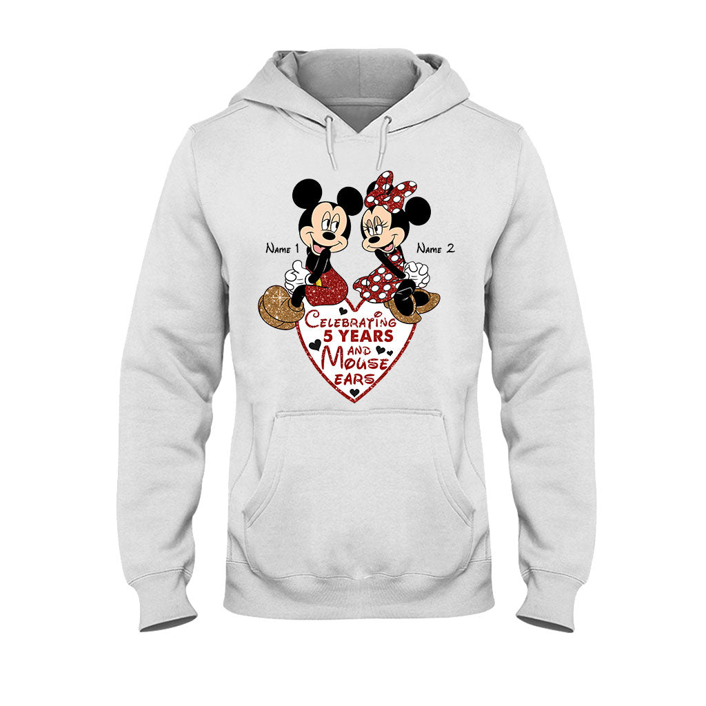 Personalized Couple Mouse T-shirt & Hoodie Gift for Anniversary T-shirt & Hoodie GradoCreations