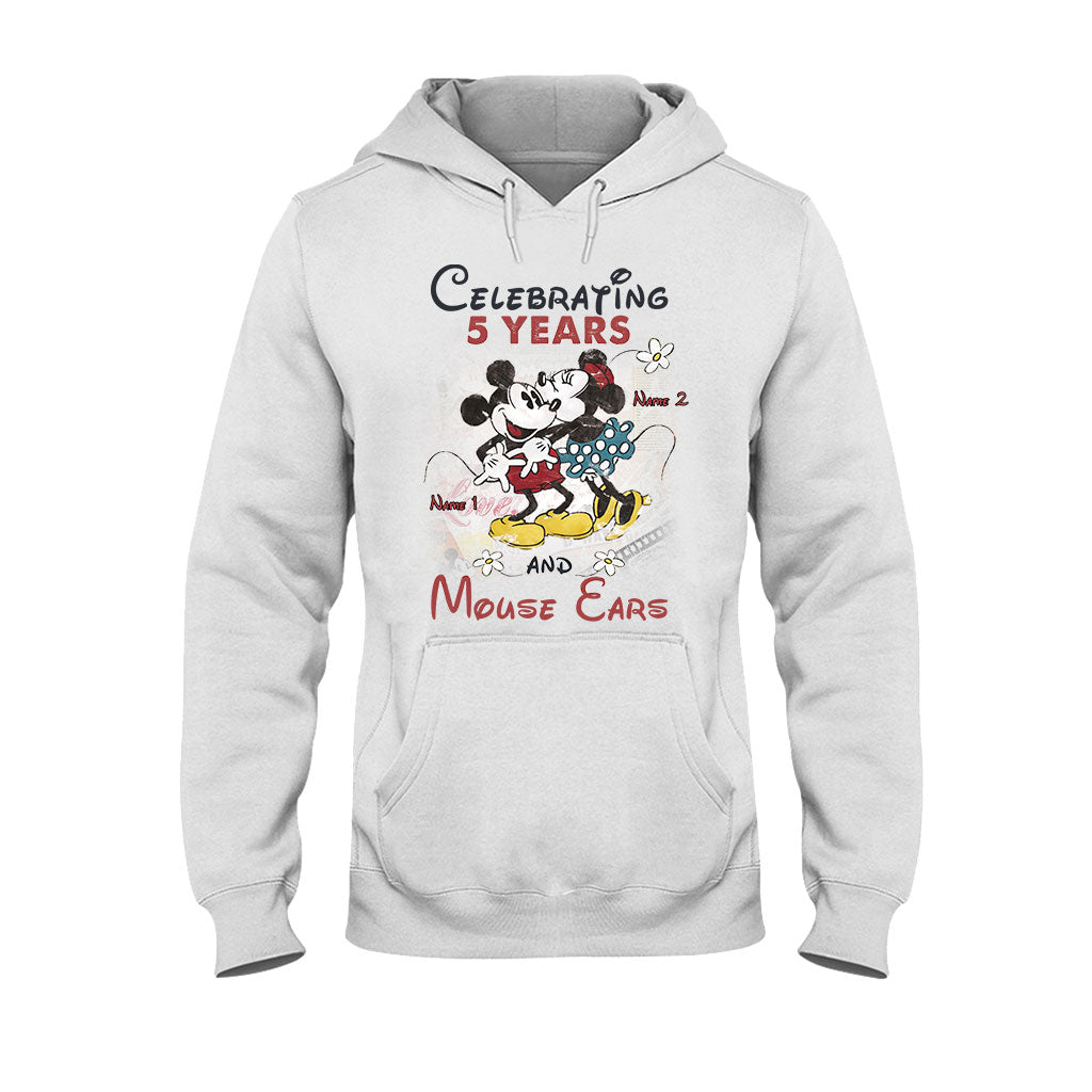 Personalized Couple Mouse T-shirt and Hoodie for Anniversary Gift T-shirt & Hoodie GradoCreations