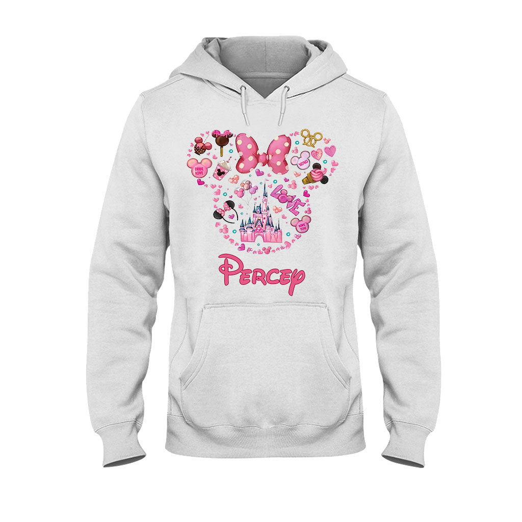 Personalized Christmas Mouse T-shirt & Hoodie Custom Name Gift T-shirt & Hoodie GradoCreations
