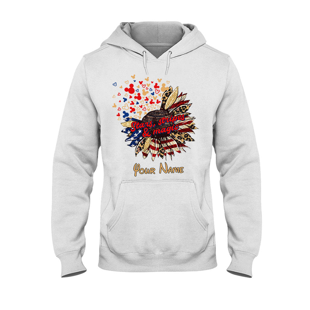 Personalized Independence Day T-Shirt & Hoodie with American Flag Design T-shirt & Hoodie GradoCreations