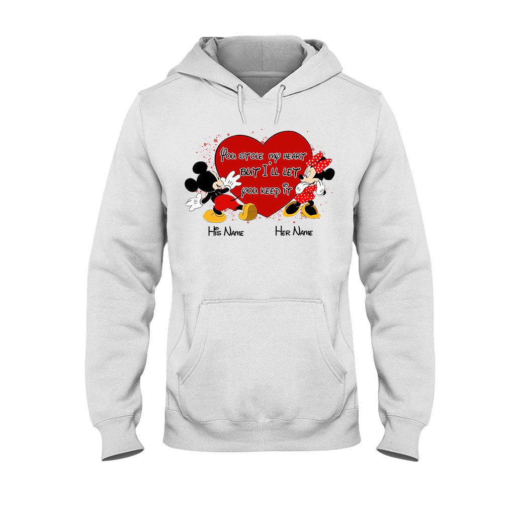 Personalized Couple Mouse T-shirt & Hoodie with Names Gift T-shirt & Hoodie GradoCreations