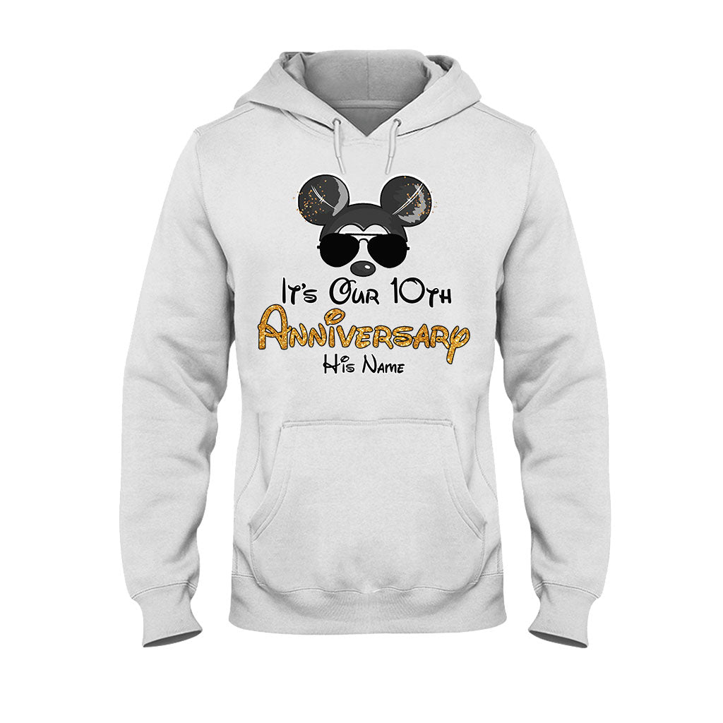 Personalized Anniversary T-shirt & Hoodie with Custom Names T-shirt & Hoodie GradoCreations
