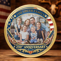 Personalized Commemorative Coin Custom Family Photo Gift Commemorative Coin GradoCreations