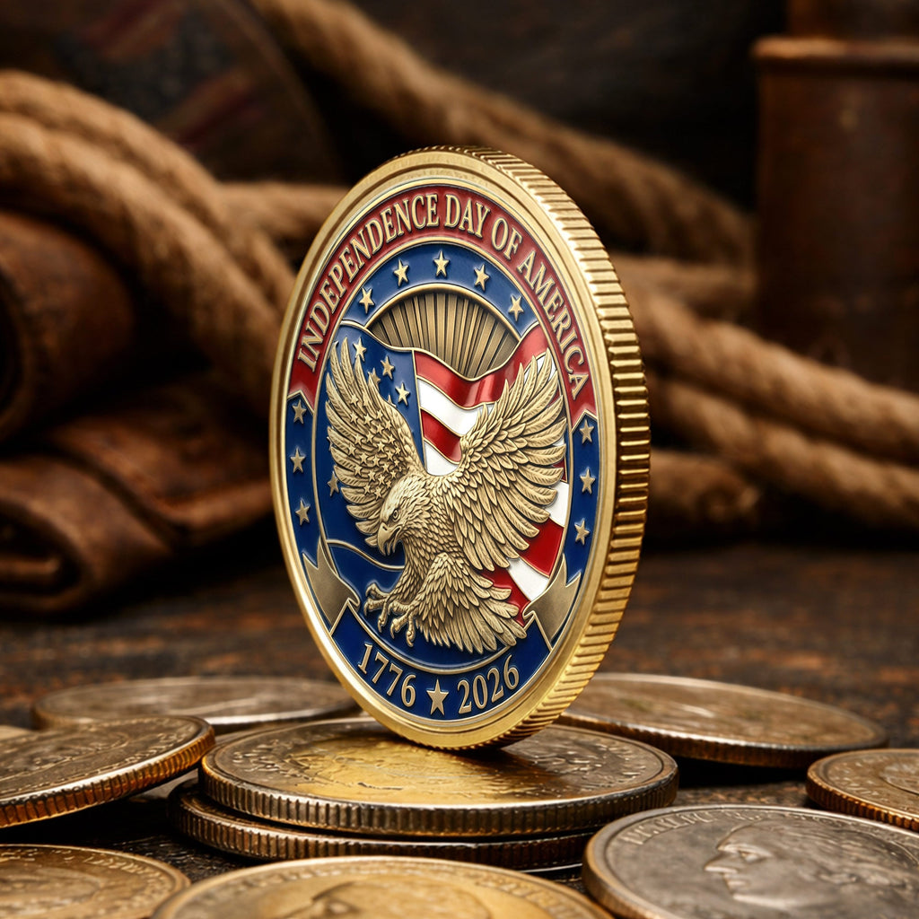 Personalized Commemorative Coin Custom Family Photo Gift Commemorative Coin GradoCreations