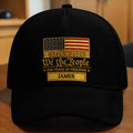 Personalized American Flag Classic Cap Custom Name Gift for Dad Classic Cap GradoCreations
