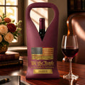 Personalized Leather Wine Bag Custom Name Gift for Dad Leather Wine Bag GradoCreations