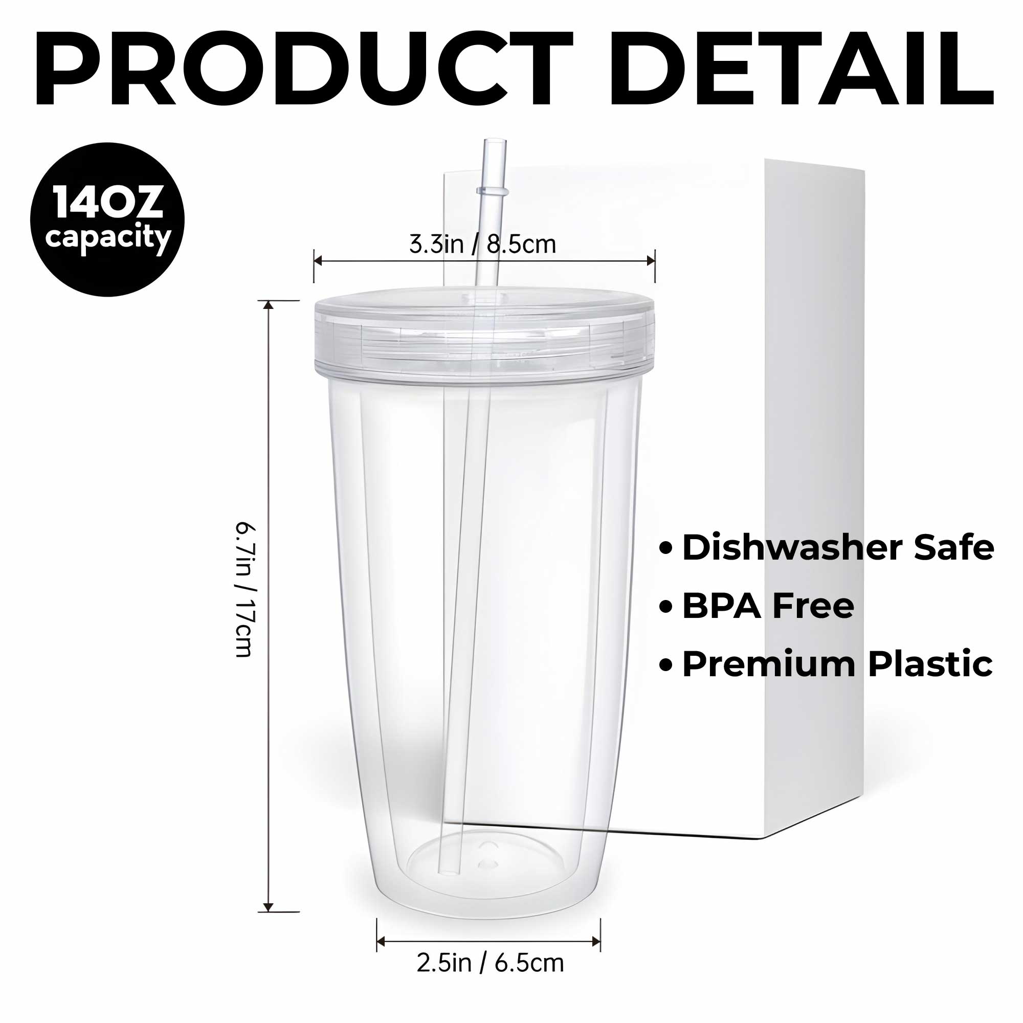Personalized Plastic Tumbler Custom Name USA Flag Gift for Dad Plastic Tumbler GradoCreations