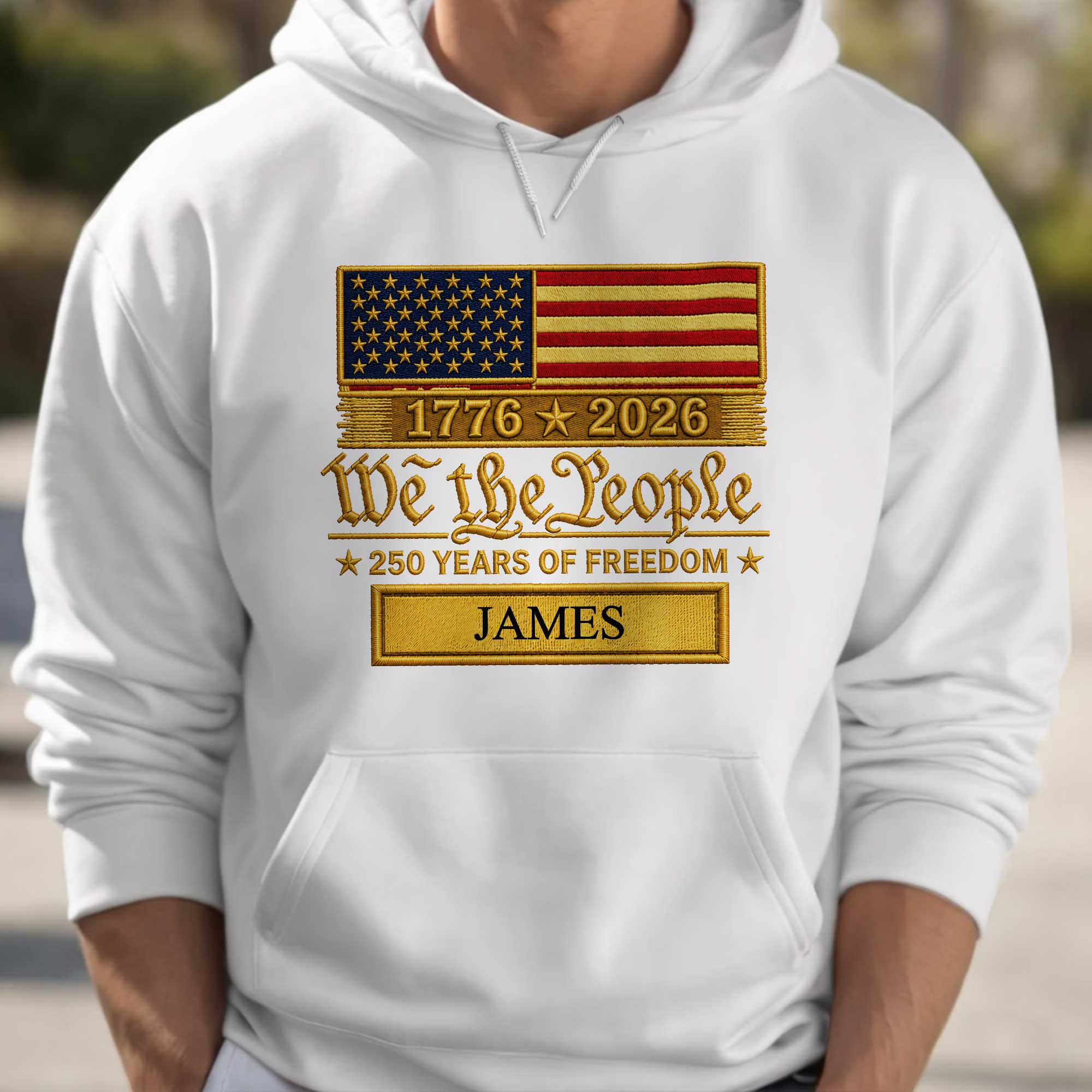 Personalized American Flag Hoodie T-shirt Custom Gift for Dad Shirt GradoCreations