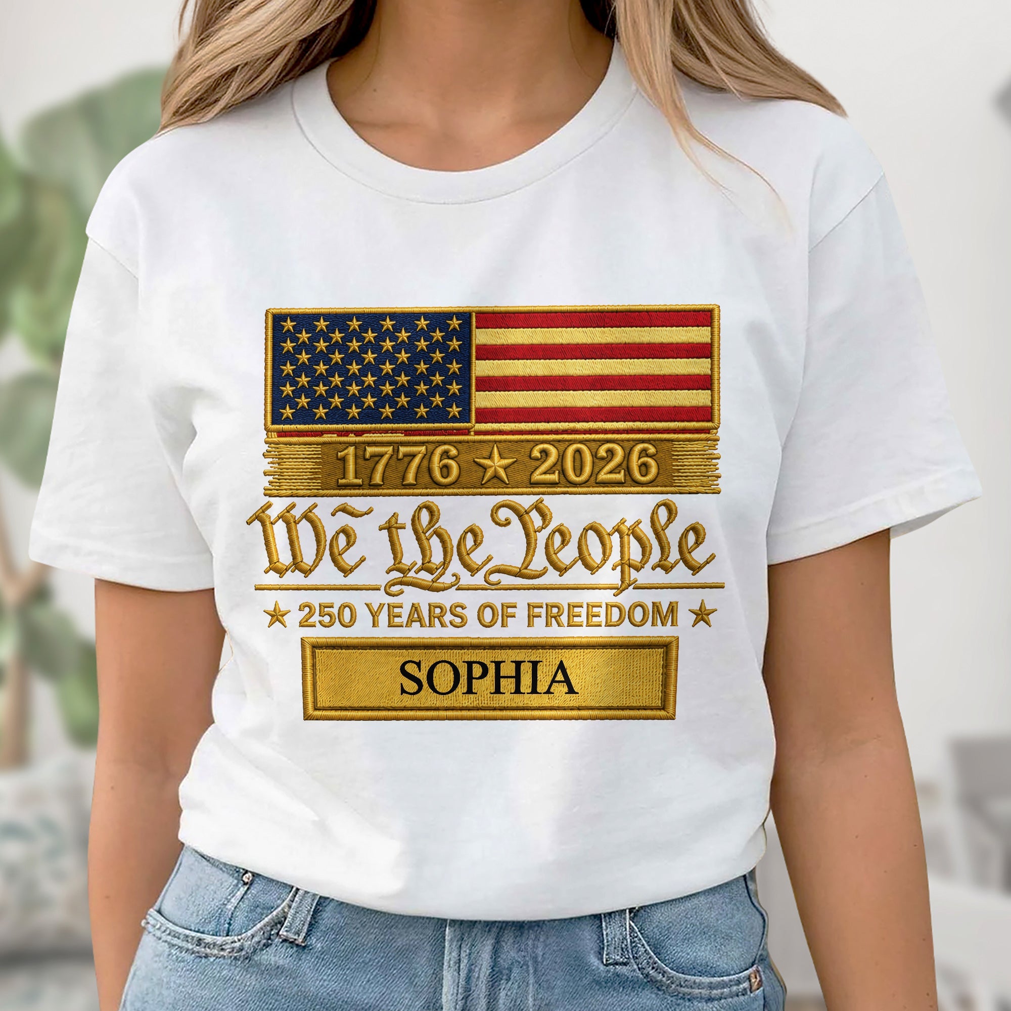 Personalized American Flag Hoodie T-shirt Custom Gift for Dad Shirt GradoCreations