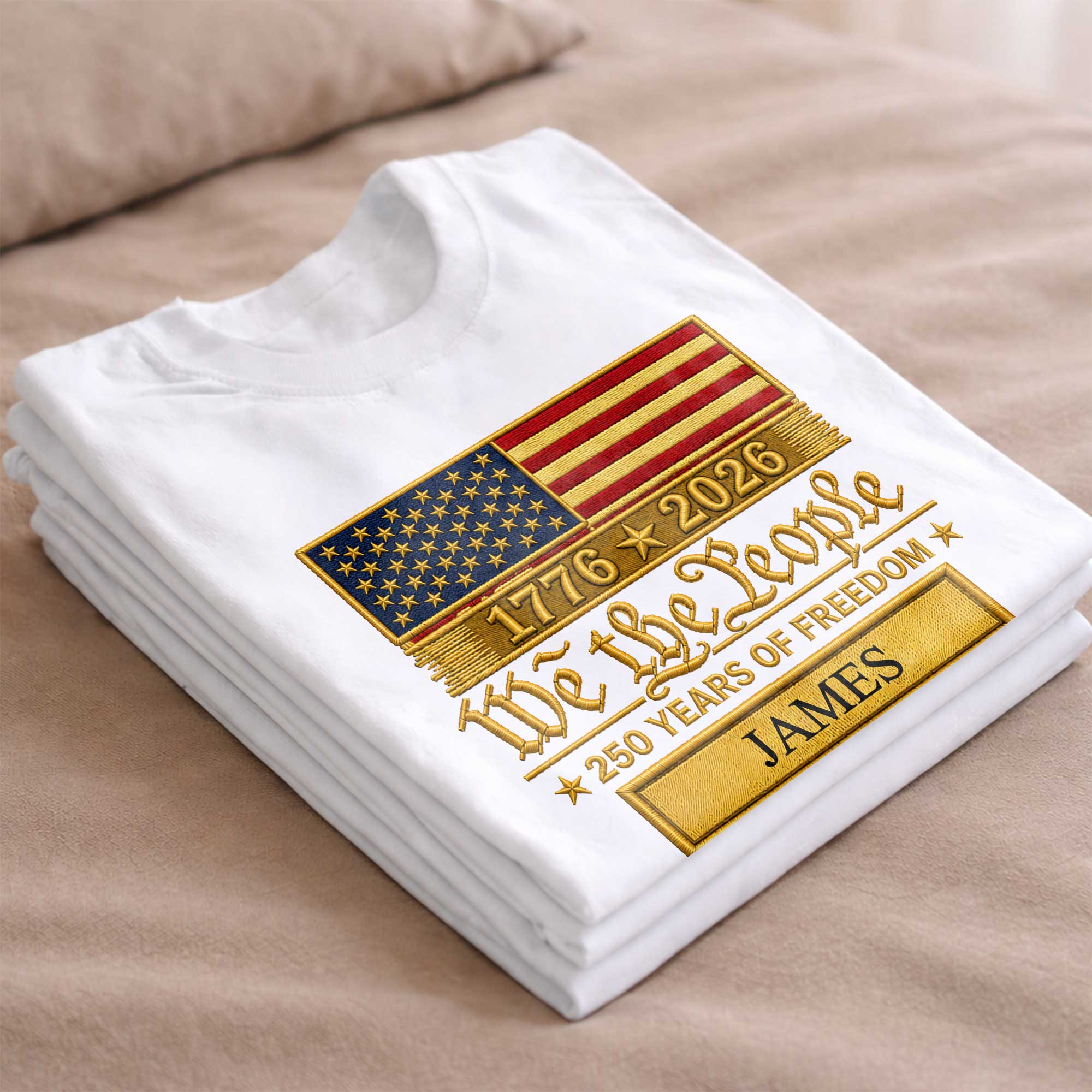 Personalized American Flag Hoodie T-shirt Custom Gift for Dad Shirt GradoCreations