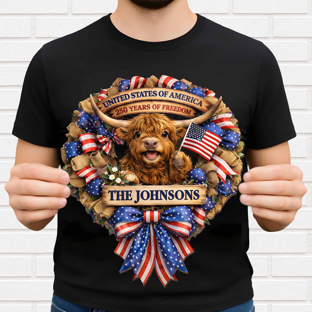 Personalized Custom Shaped Wood Sign USA Flag Gift for Family Wood Sign GradoCreations