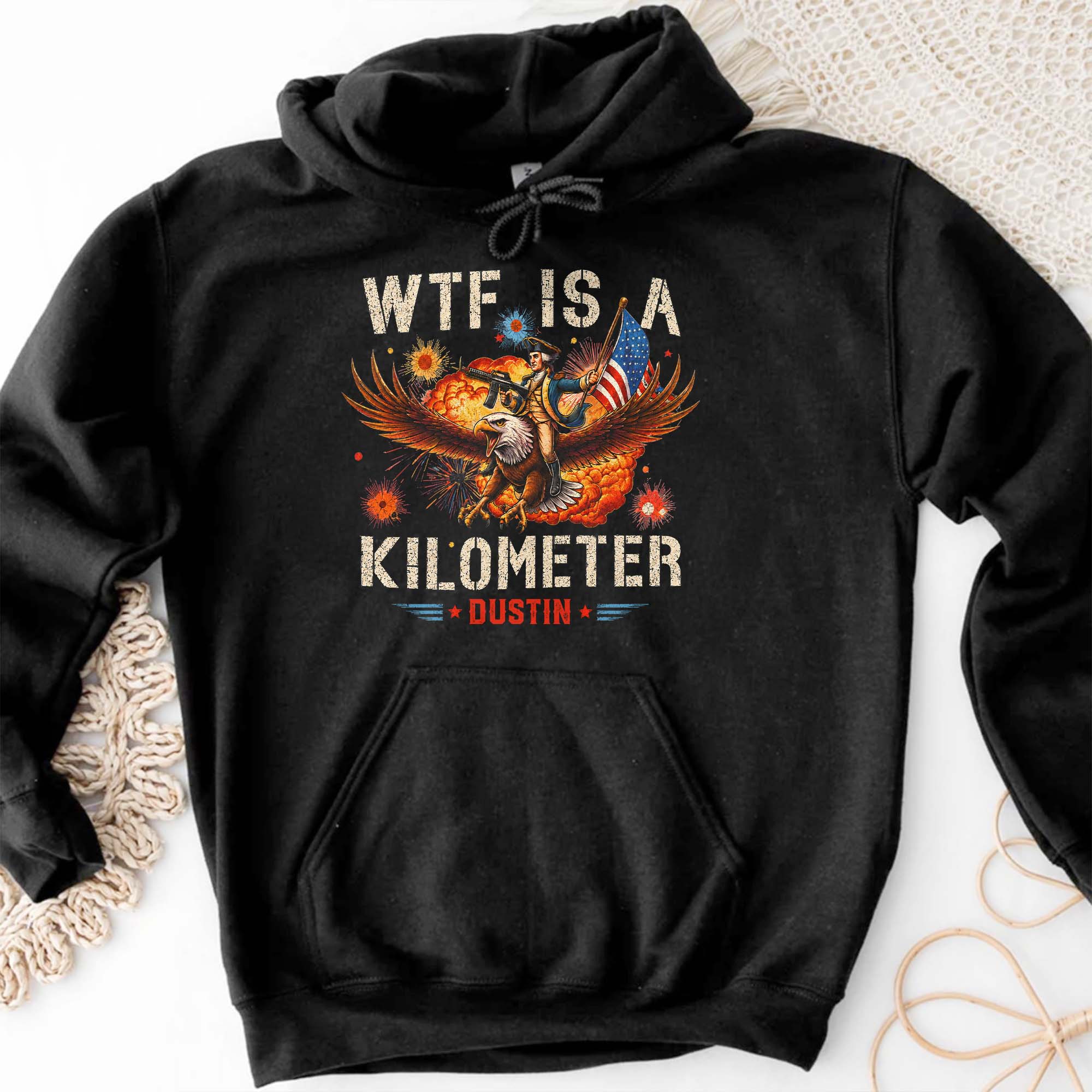 Personalized Unisex T-shirt & Hoodie Custom Eagle Design Gift for 4th of July Shirt GradoCreations