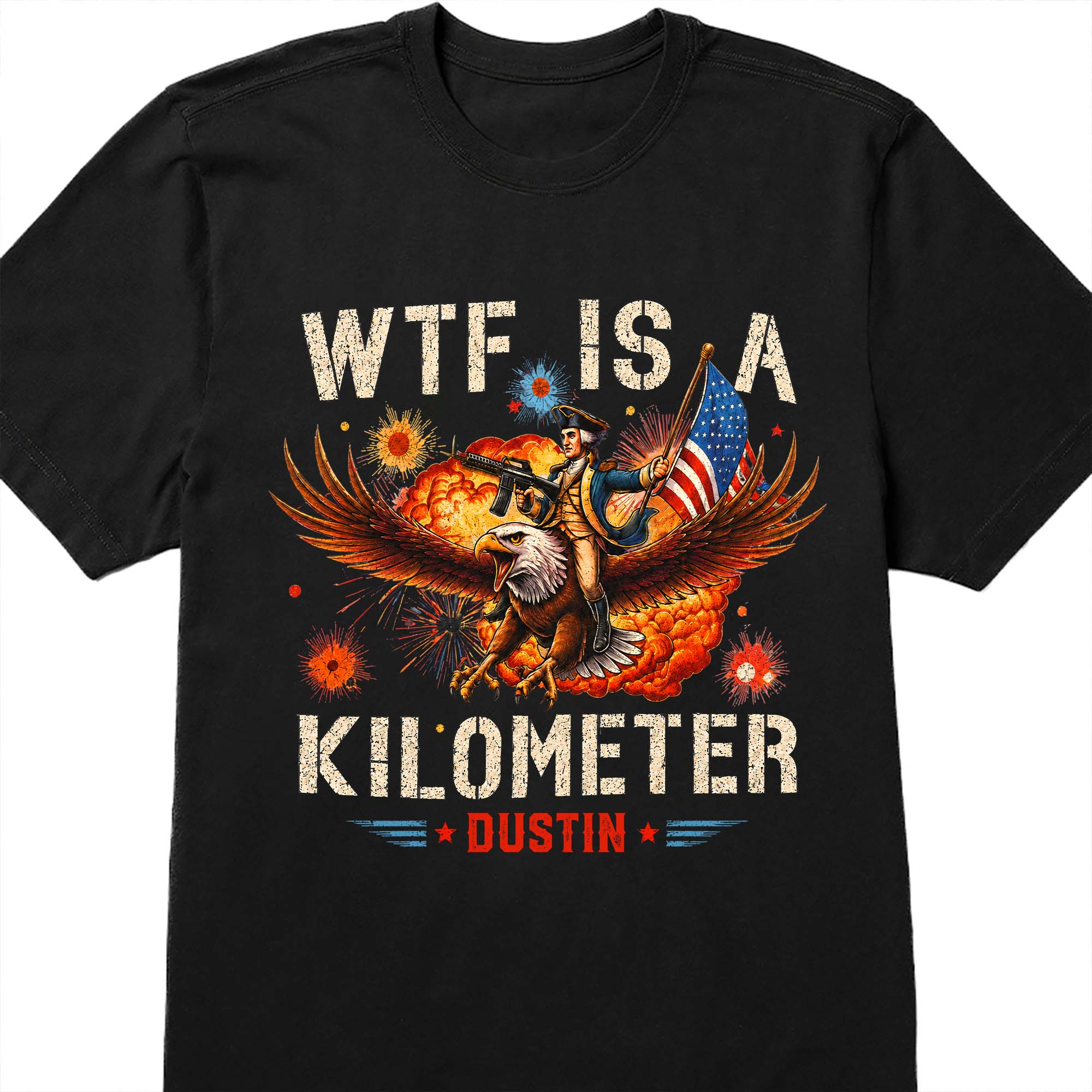 Personalized Unisex T-shirt & Hoodie Custom Eagle Design Gift for 4th of July Shirt GradoCreations