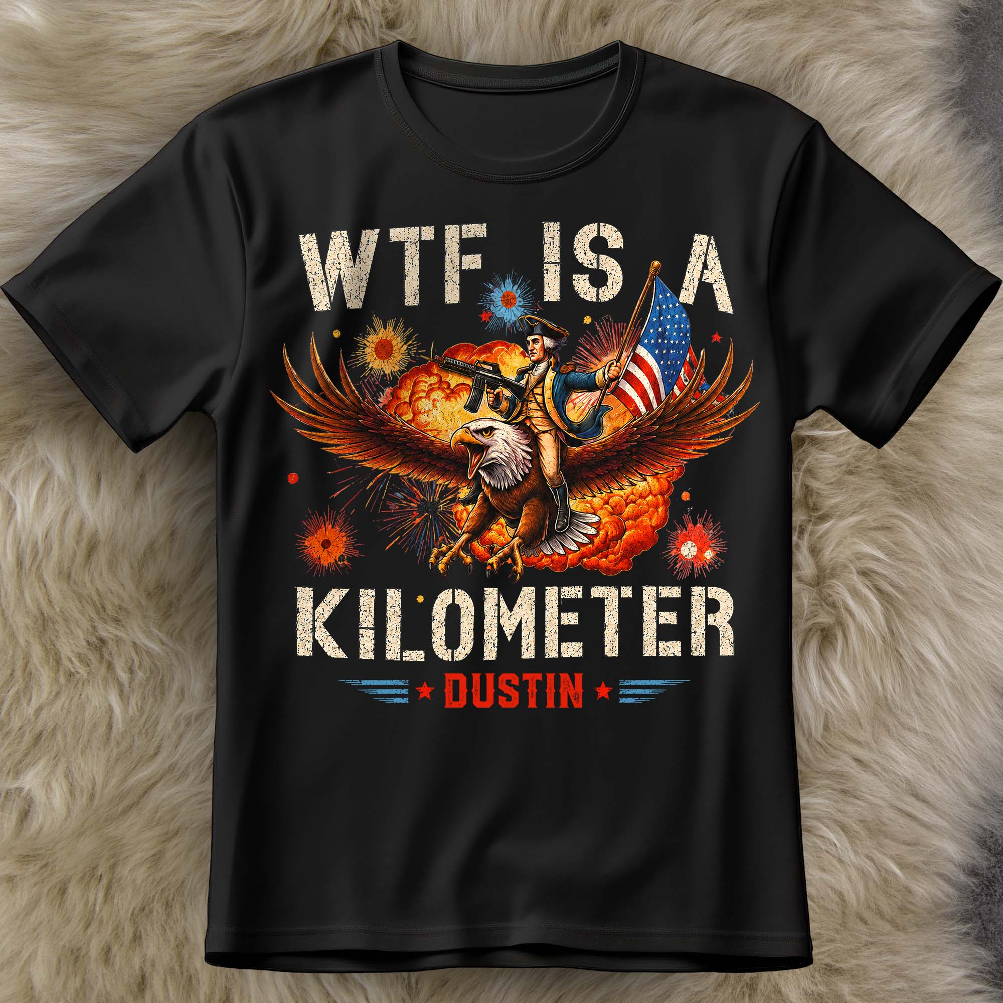 Personalized Unisex T-shirt & Hoodie Custom Eagle Design Gift for 4th of July Shirt GradoCreations