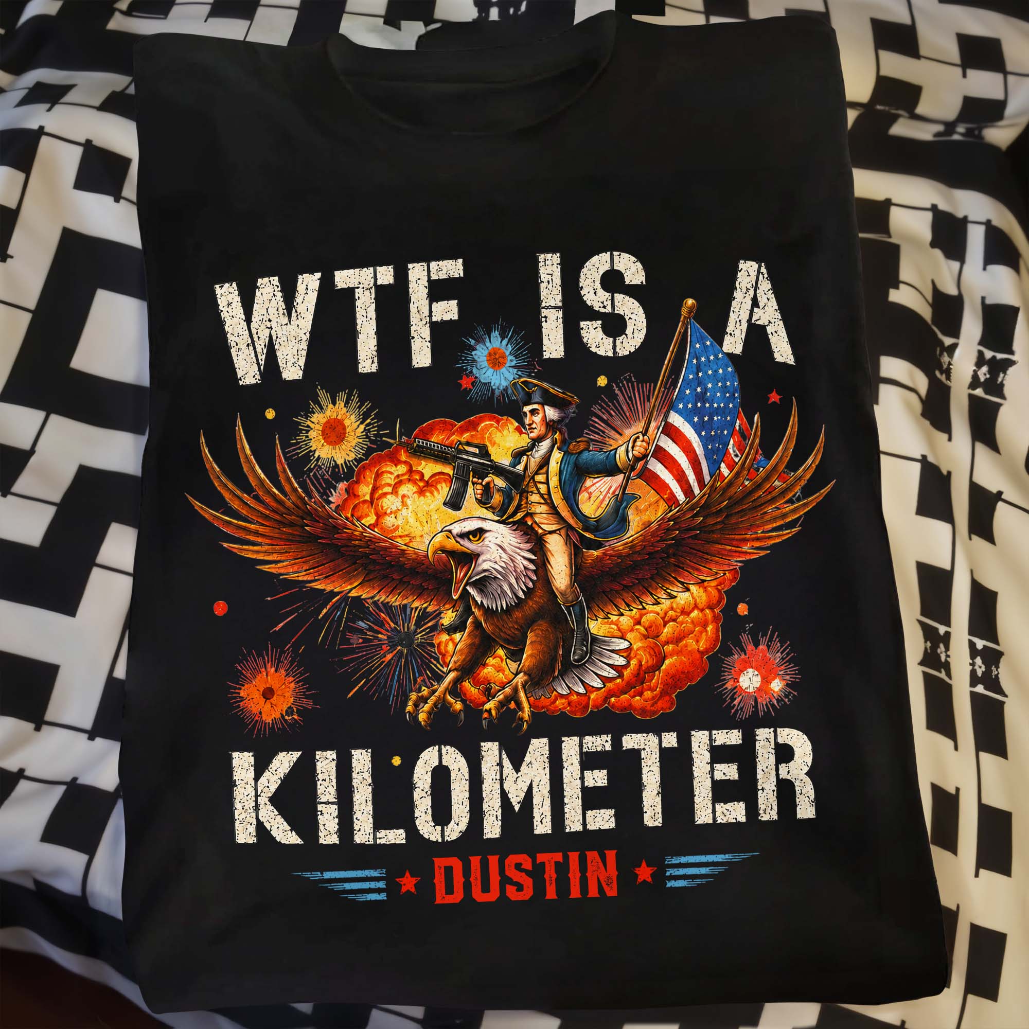 Personalized Unisex T-shirt & Hoodie Custom Eagle Design Gift for 4th of July Shirt GradoCreations