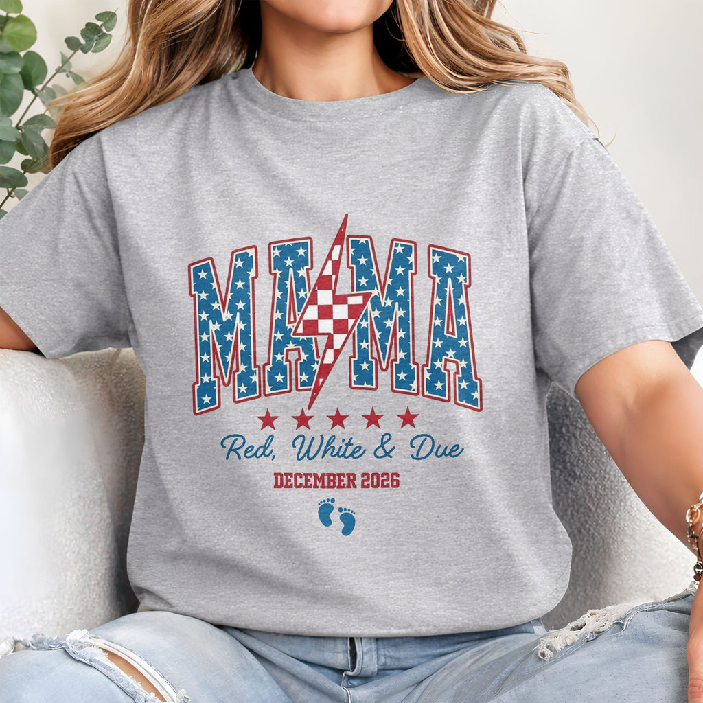 Personalized 4th of July T-shirt & Hoodie Gift for Mom Shirt GradoCreations