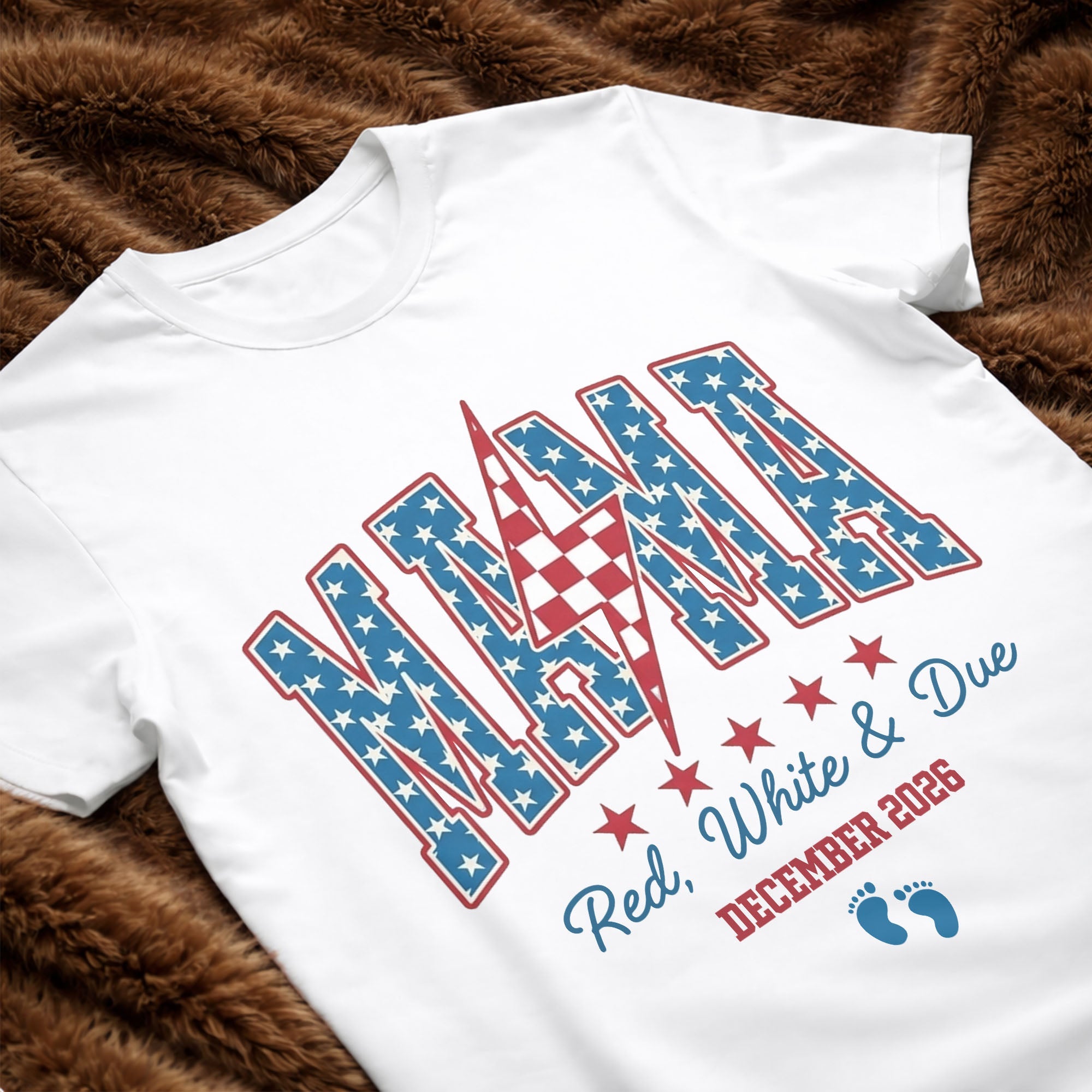 Personalized 4th of July T-shirt & Hoodie Gift for Mom Shirt GradoCreations