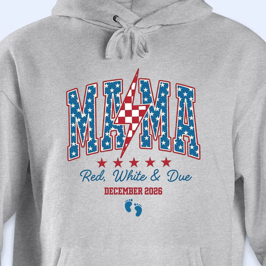 Personalized 4th of July T-shirt & Hoodie Gift for Mom Shirt GradoCreations