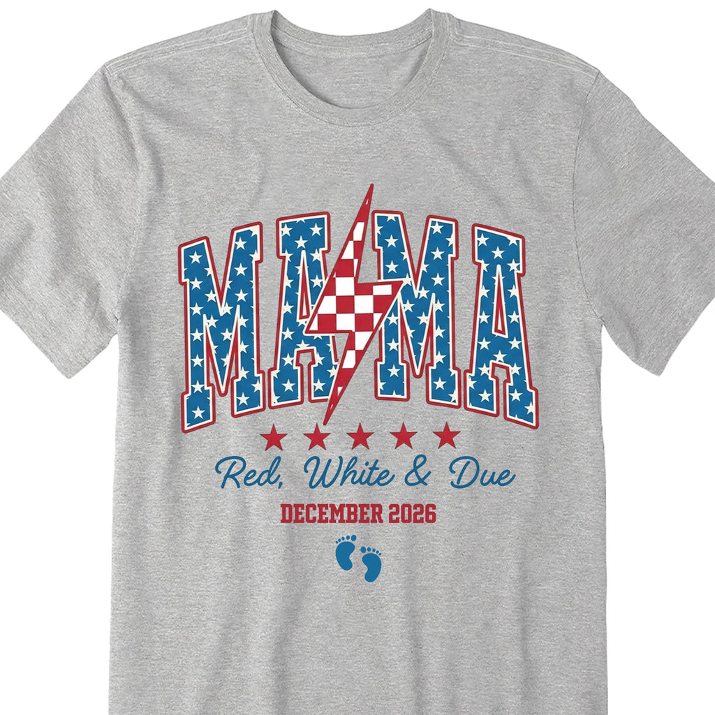 Personalized 4th of July T-shirt & Hoodie Gift for Mom Shirt GradoCreations