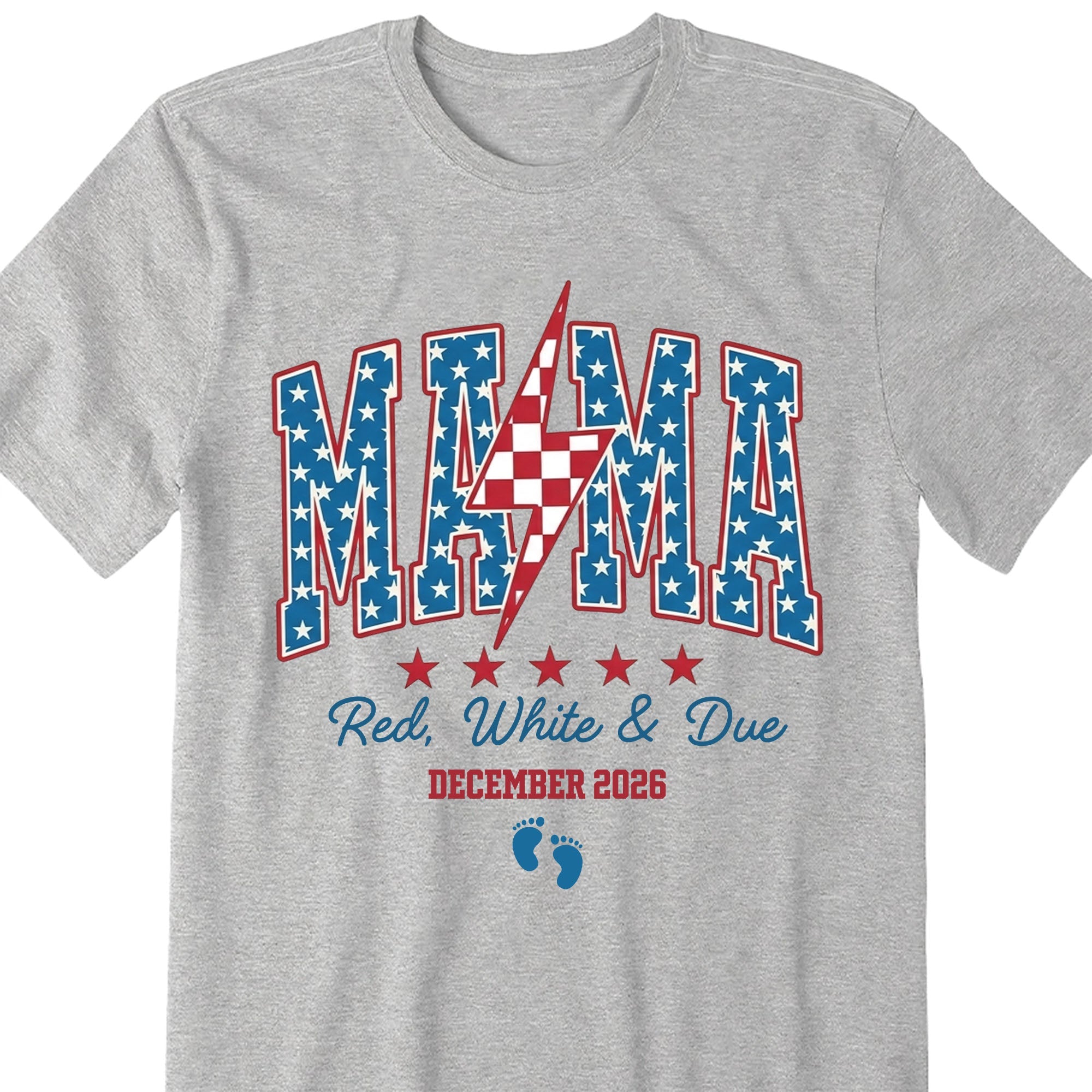 Personalized 4th of July T-shirt & Hoodie Gift for Mom Shirt GradoCreations