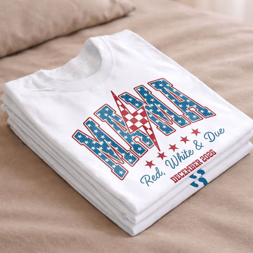Personalized 4th of July T-shirt & Hoodie Gift for Mom Shirt GradoCreations