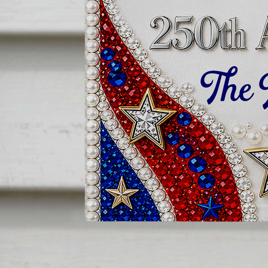 Personalized Garden Flag Patriotic Custom Family Gift 4th of July Garden Flag GradoCreations
