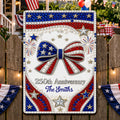 Personalized Metal Sign American Flag Gift for Independence Day Metal Sign GradoCreations