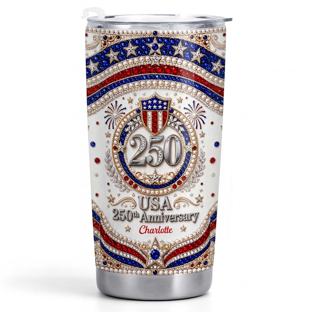 Personalized Stainless Steel Tumbler 20oz Custom Name Gift for Dad 20oz Tumbler GradoCreations