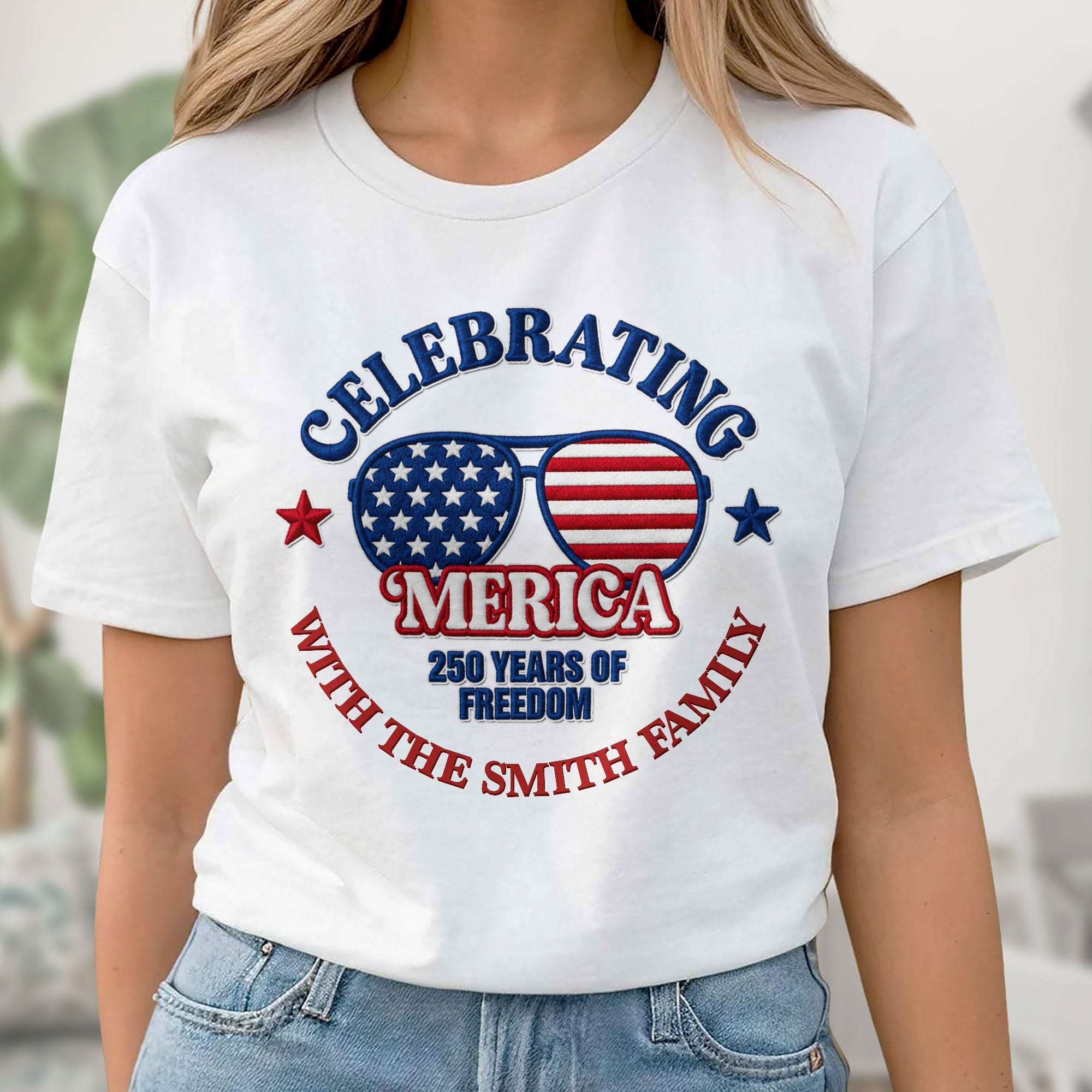 Personalized Family USA Flag T-shirt & Hoodie Gift Idea Shirt GradoCreations