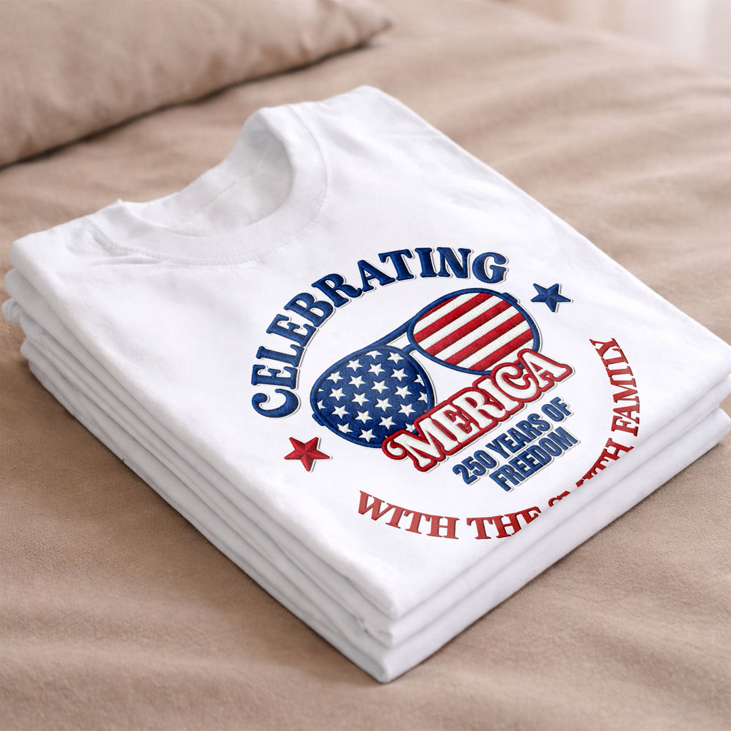 Personalized Family USA Flag T-shirt & Hoodie Gift Idea Shirt GradoCreations