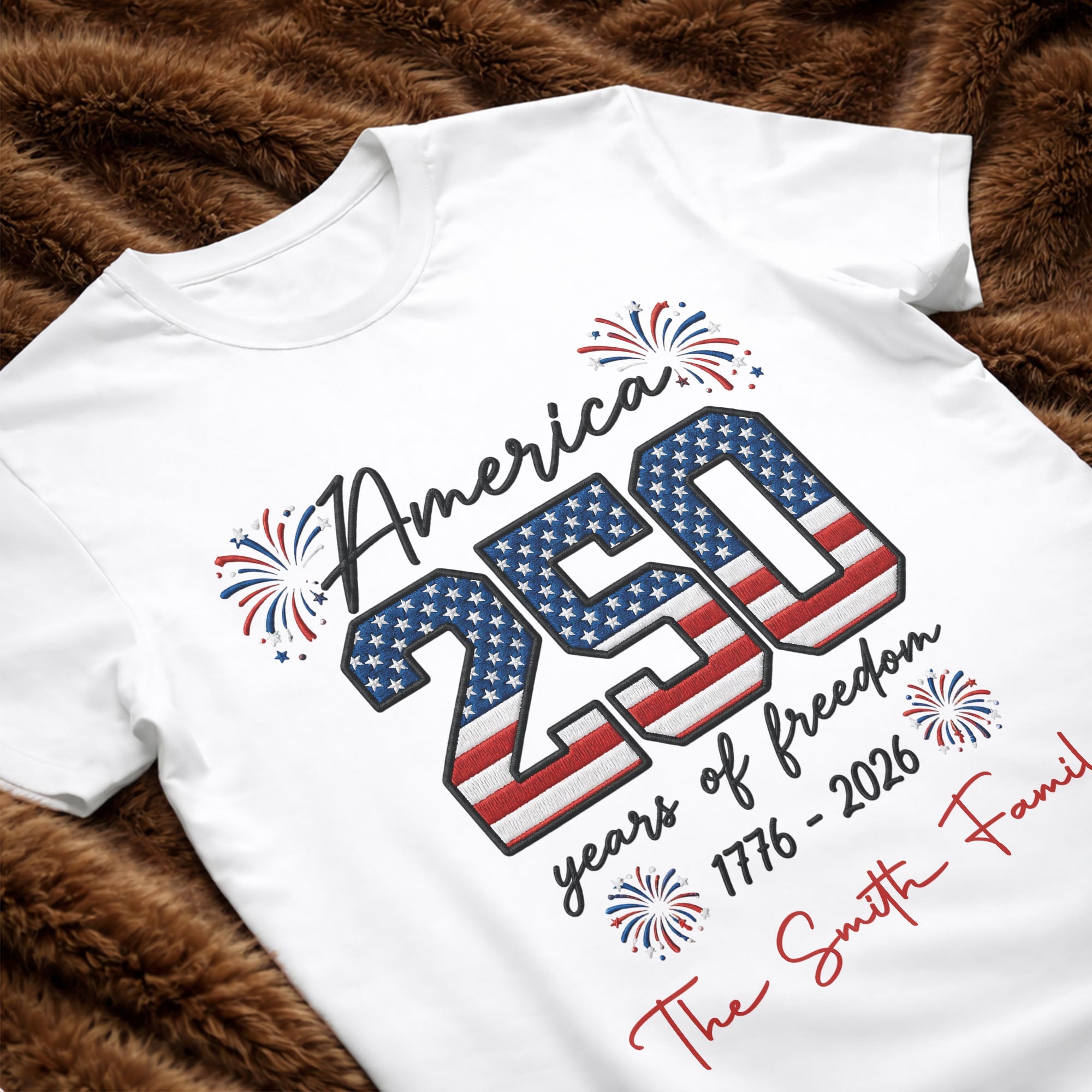 Personalized American Flag T-shirt & Hoodie Gift for Family Shirt GradoCreations