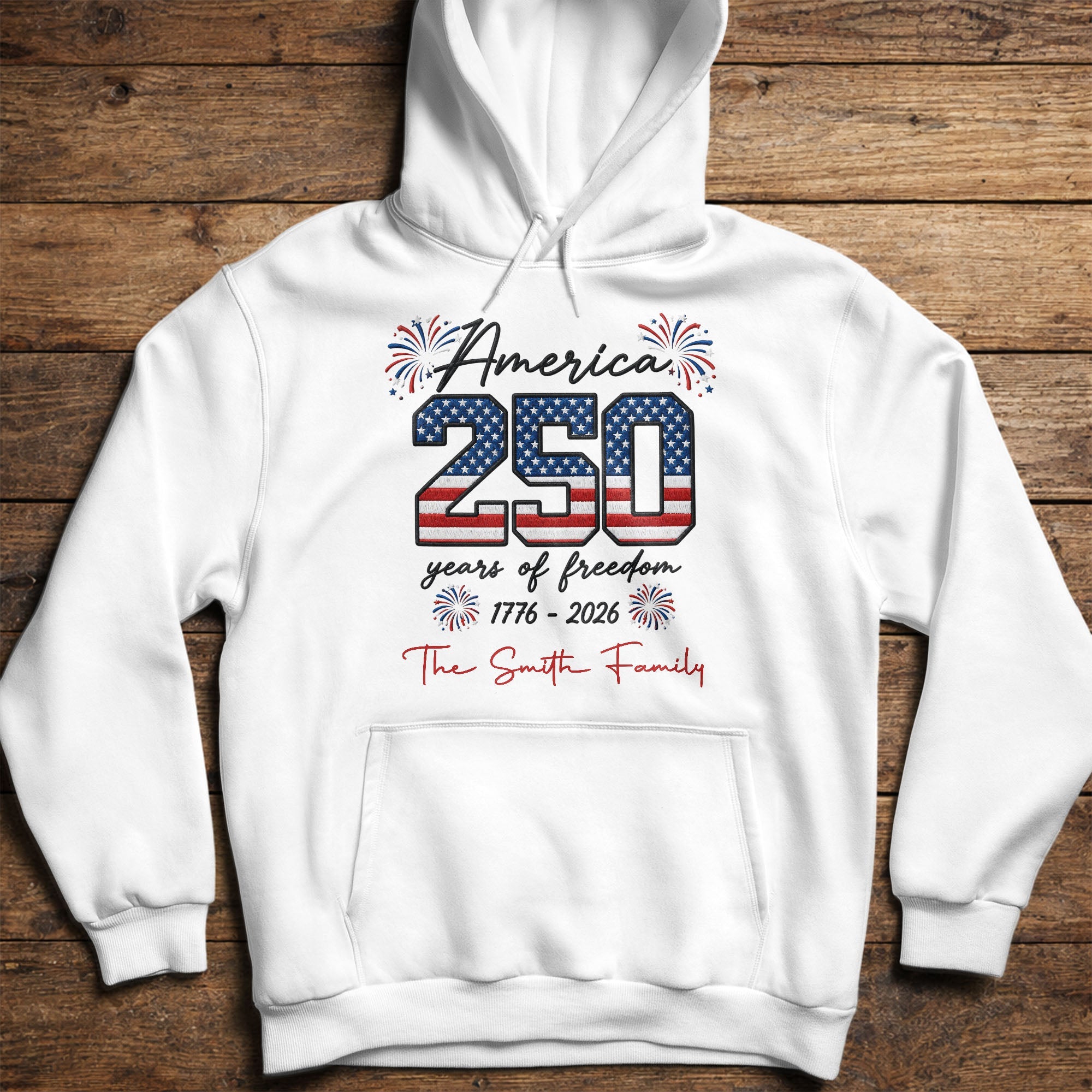 Personalized American Flag T-shirt & Hoodie Gift for Family Shirt GradoCreations