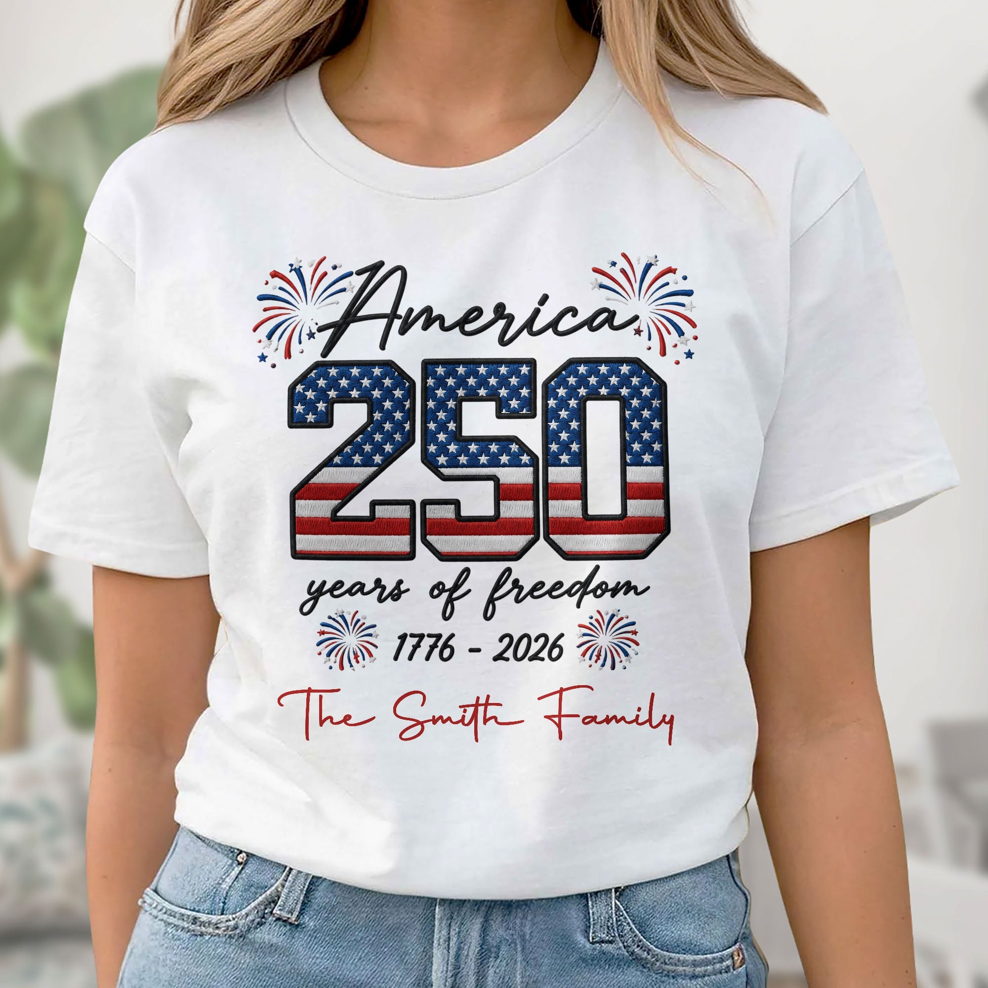 Personalized American Flag T-shirt & Hoodie Gift for Family Shirt GradoCreations