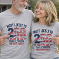 Personalized Family Hoodie & T-Shirt USA Flag Gift Idea Shirt GradoCreations