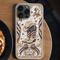 Personalized Clear Phone Case Custom Name for 4th of July Clear Phone Case GradoCreations