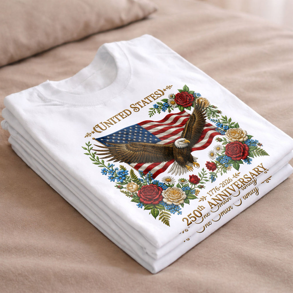 Personalized USA Flag T-Shirt or Hoodie Custom Name Gift for 4th of July Shirt GradoCreations