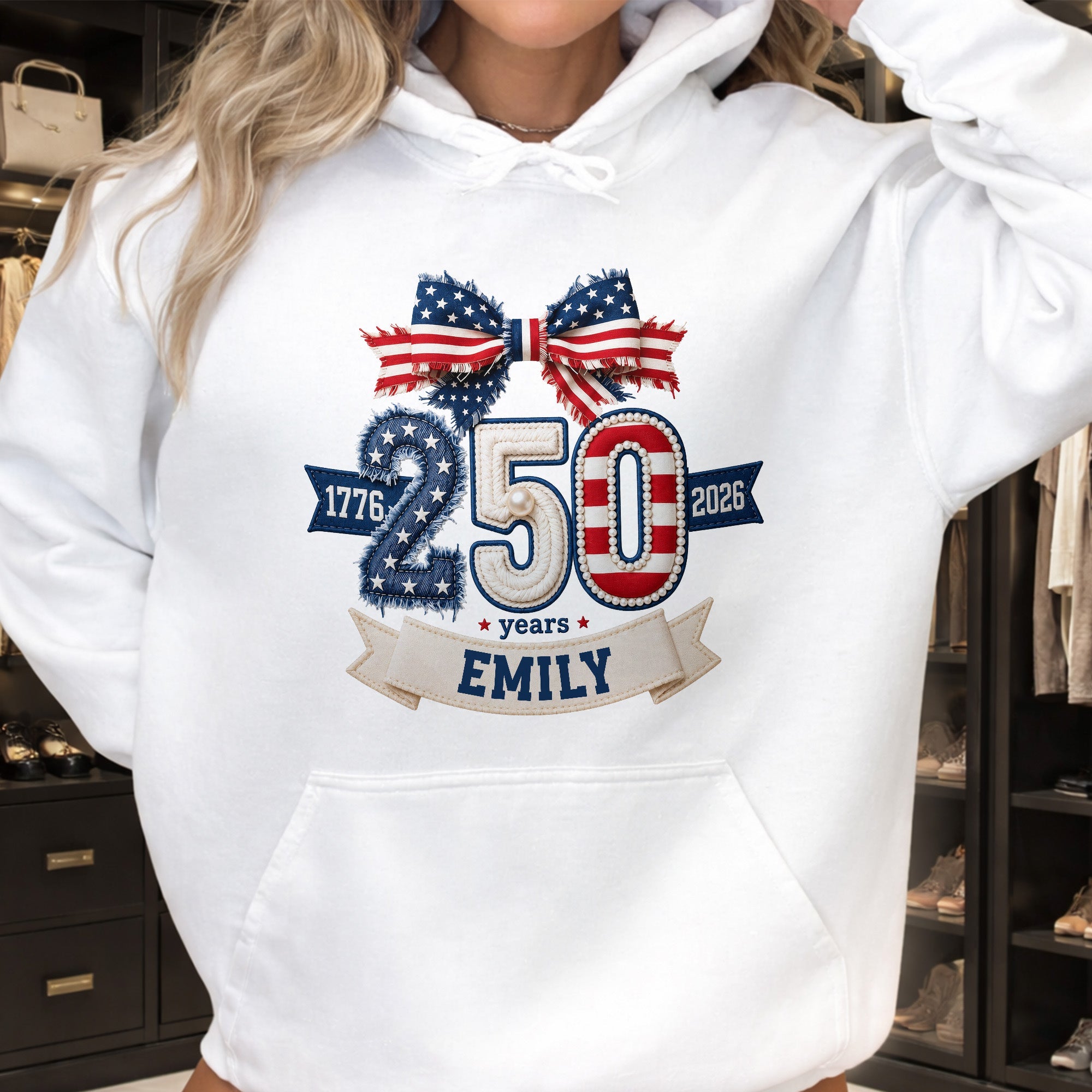 Personalized USA Flag T-shirt Hoodie Custom Gift for Family Shirt GradoCreations