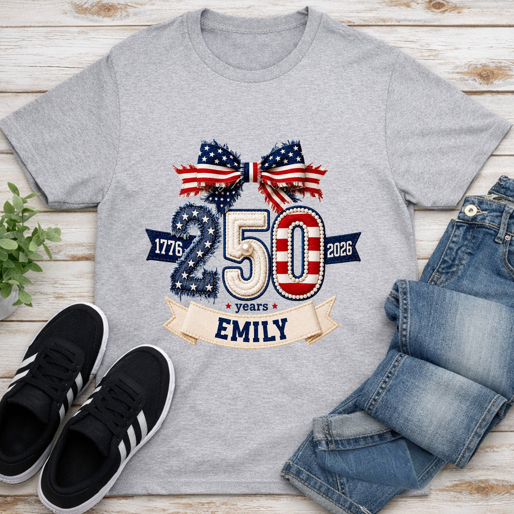 Personalized USA Flag T-shirt Hoodie Custom Gift for Family Shirt GradoCreations