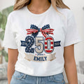 Personalized USA Flag T-shirt Hoodie Custom Gift for Family Shirt GradoCreations
