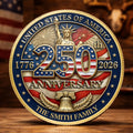 Personalized Commemorative Coin Custom Name Gift for Family Commemorative Coin GradoCreations