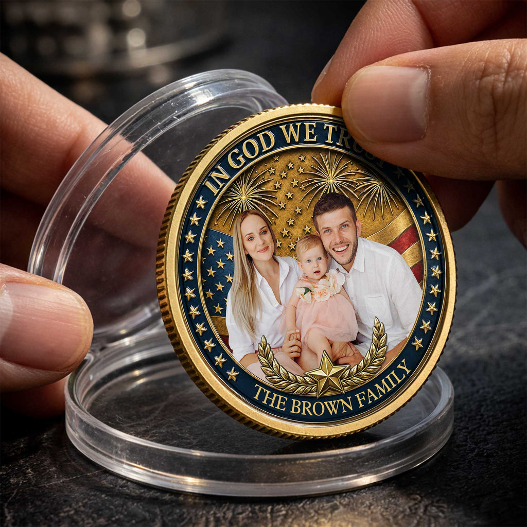 Personalized Commemorative Coin Custom Name Gift for Dad Commemorative Coin GradoCreations