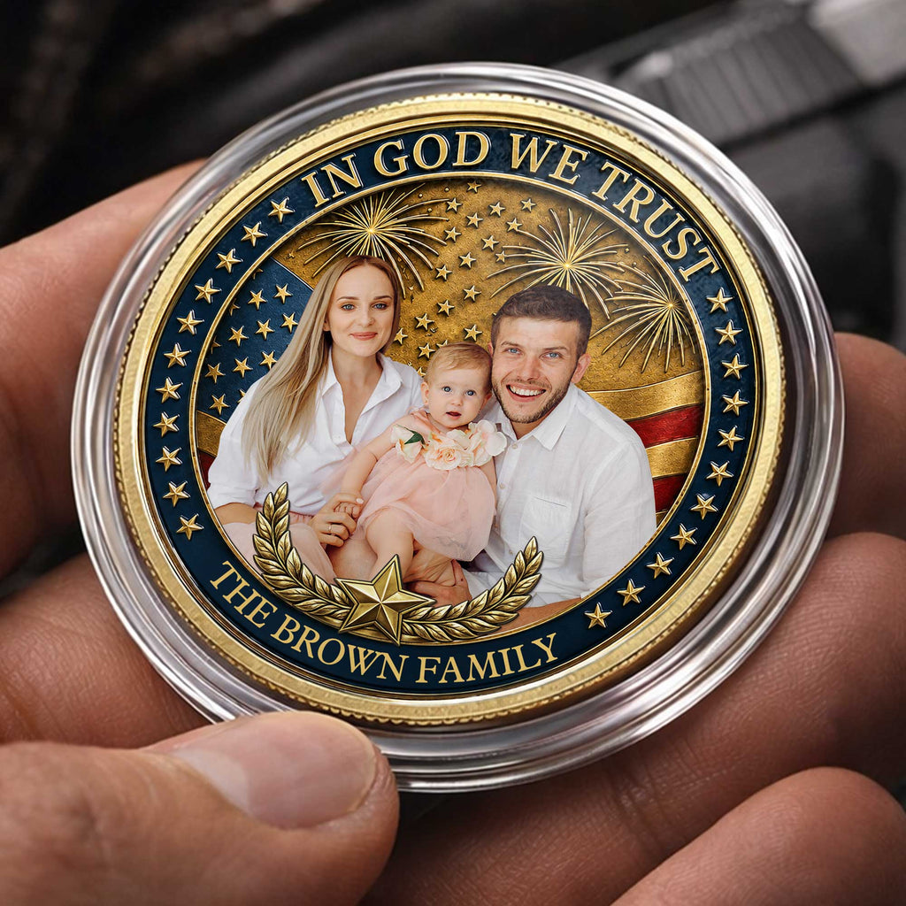 Personalized Commemorative Coin Custom Name Gift for Dad Commemorative Coin GradoCreations