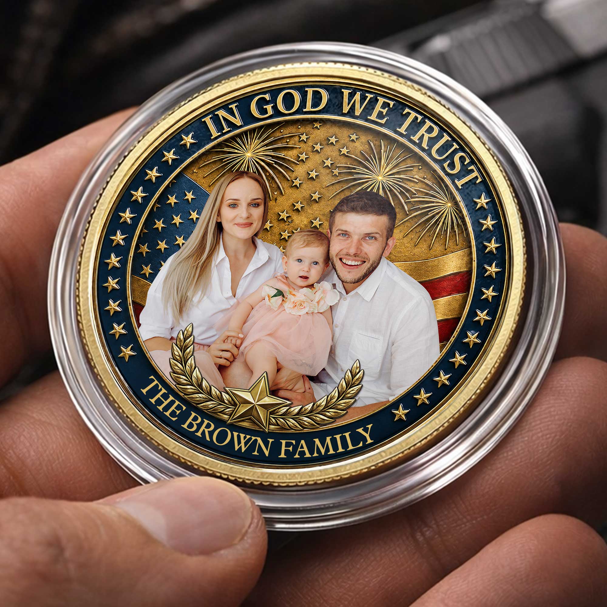 Personalized Commemorative Coin Custom Name Gift for Dad Commemorative Coin GradoCreations