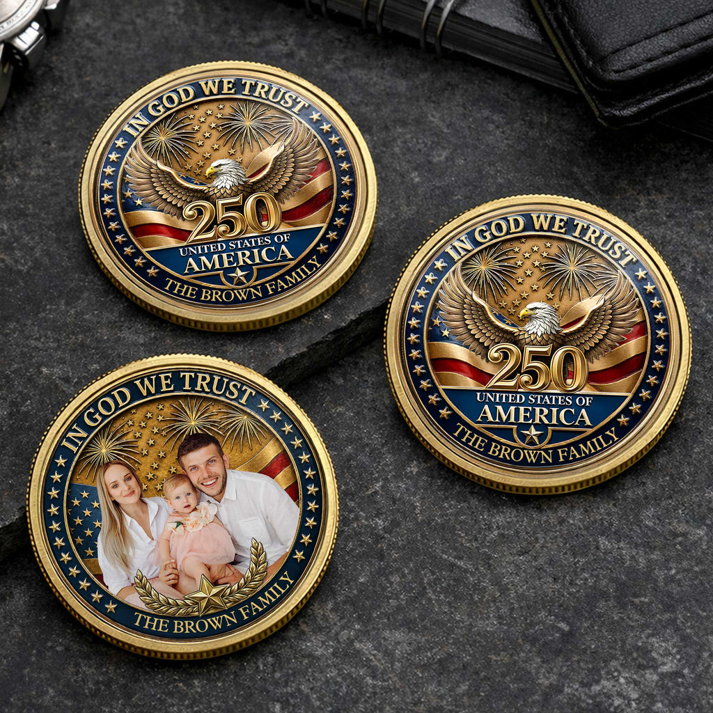 Personalized Commemorative Coin Custom Name Gift for Dad Commemorative Coin GradoCreations