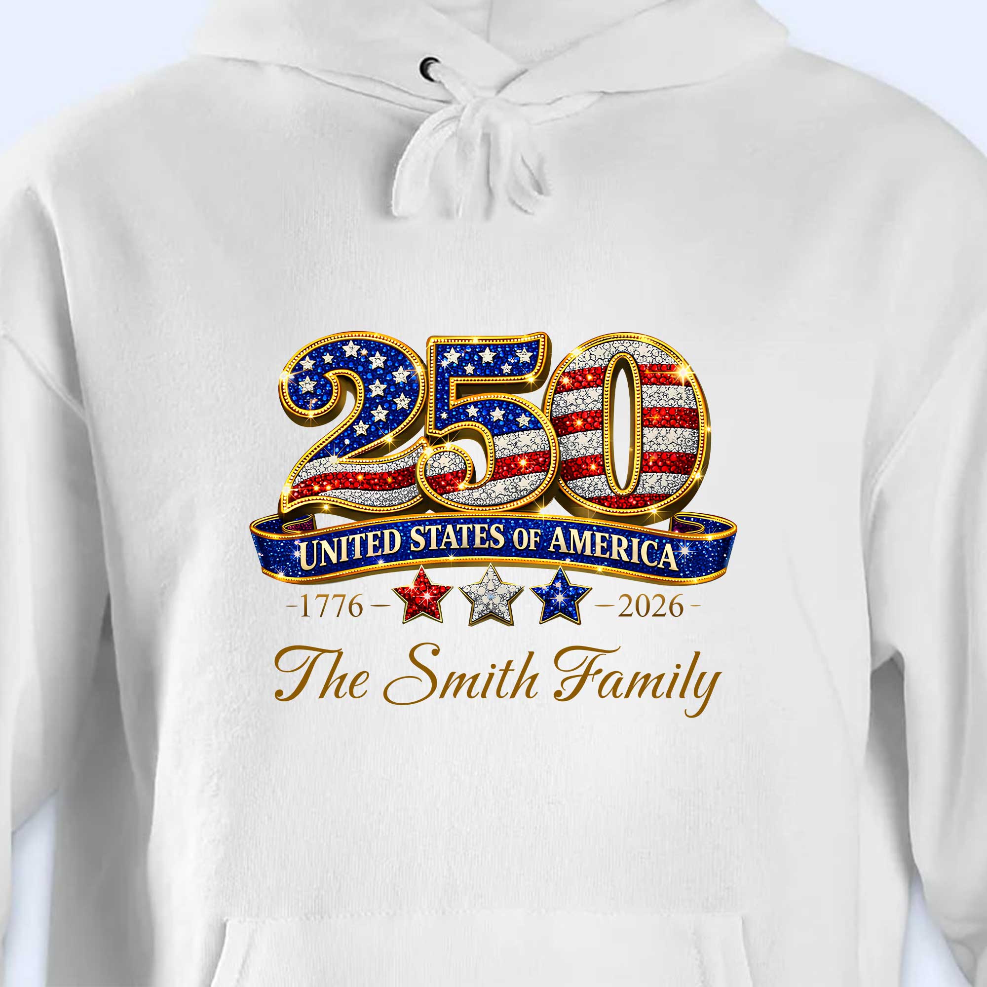 Personalized Family T-Shirt & Hoodie USA Flag Gift for Dad Shirt GradoCreations