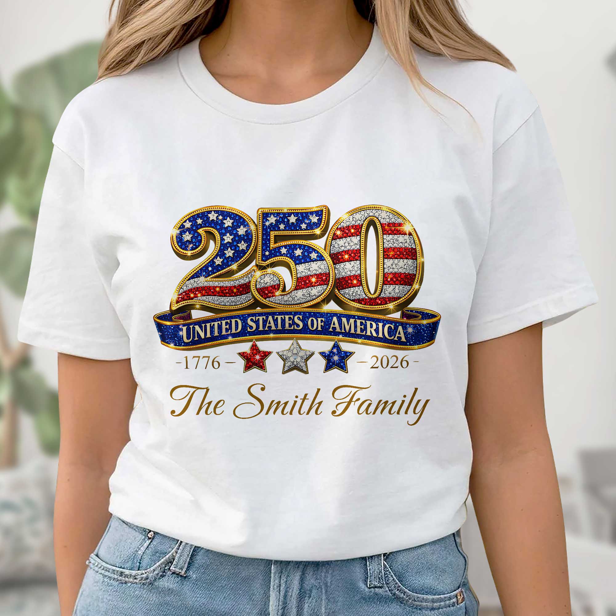 Personalized Family T-Shirt & Hoodie USA Flag Gift for Dad Shirt GradoCreations